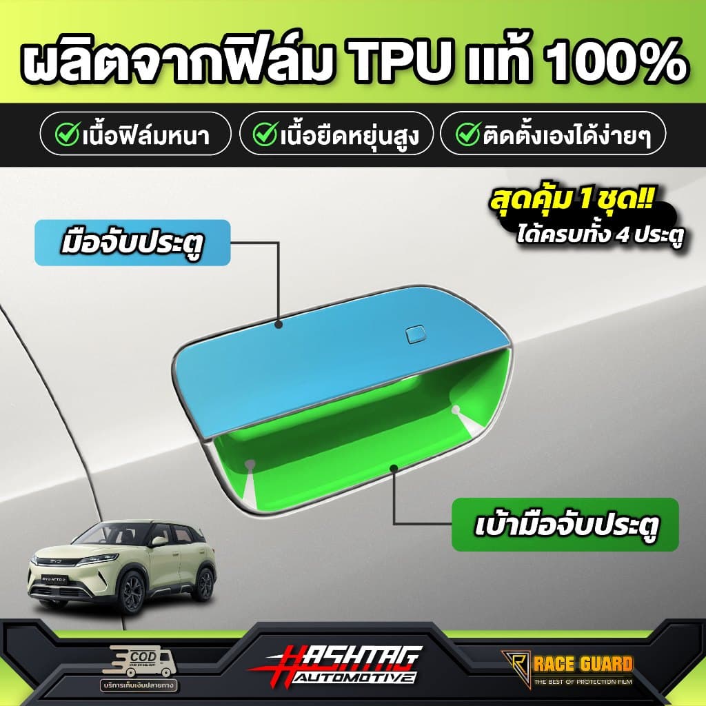 ฟิล์มกันรอยมือจับประตูรถ BYD ATTO 2 รุ่นปี 2026 - ปัจจุบัน Atto2 atto 2 RACE GUARD รูปที่ 4