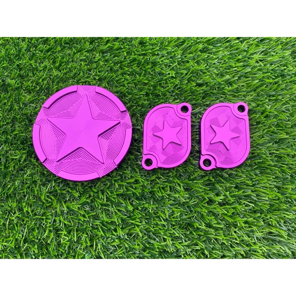 งานกัดลายสวยๆ แถมโอริงทุกชิ้น ฝาวาล์ว ฝาแคม CNC W125S R i มิเนียม ไดร์สี เวฟ125 มั้งกี้ 2วาว คุณภาพสูง ทนทาน รูปที่ 6
