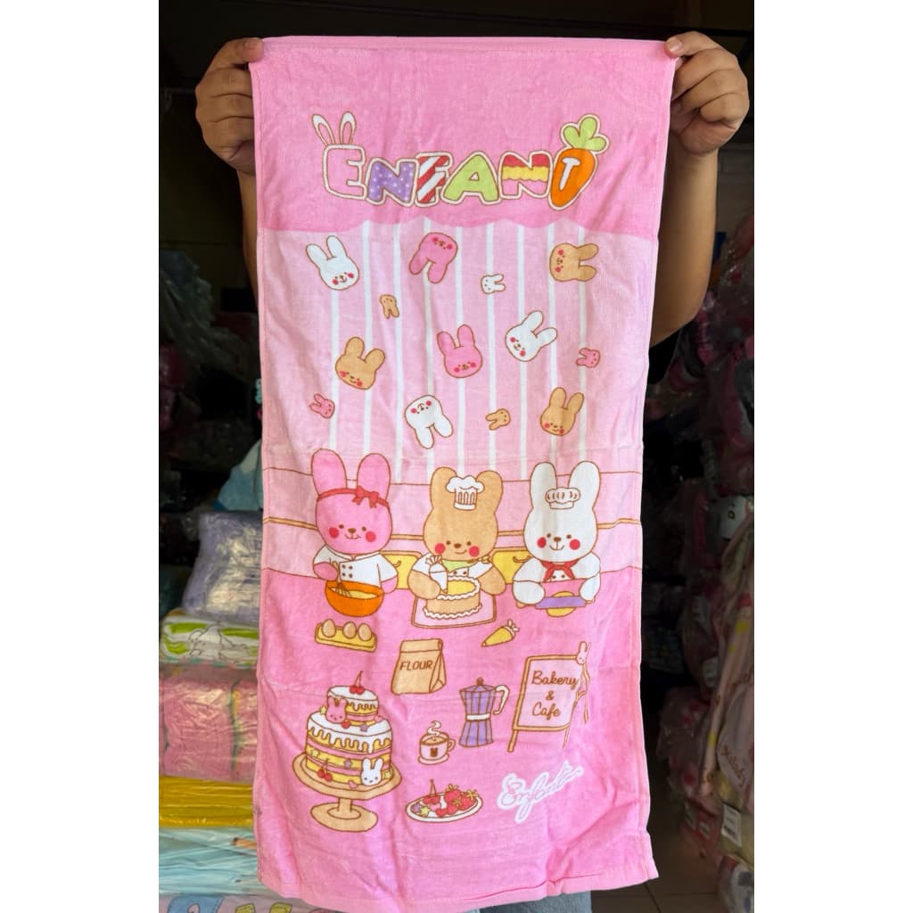 Enfant ผ้าเช็ดผม ขนาด 15x30 นิ้ว สินค้าหลุดQC ตำหนิ รูปที่ 4