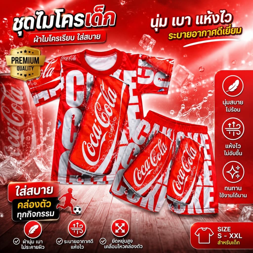 ชุดเซ็ทเด็กลายถุงขนมหน้าหลัง แขนสั้น- ขาสั้น ผ้าไมโครพรี่เมี่ยม ใส่สบายระบายอากาศได้ดี พร้อมจัดส่ง รูปที่ 4