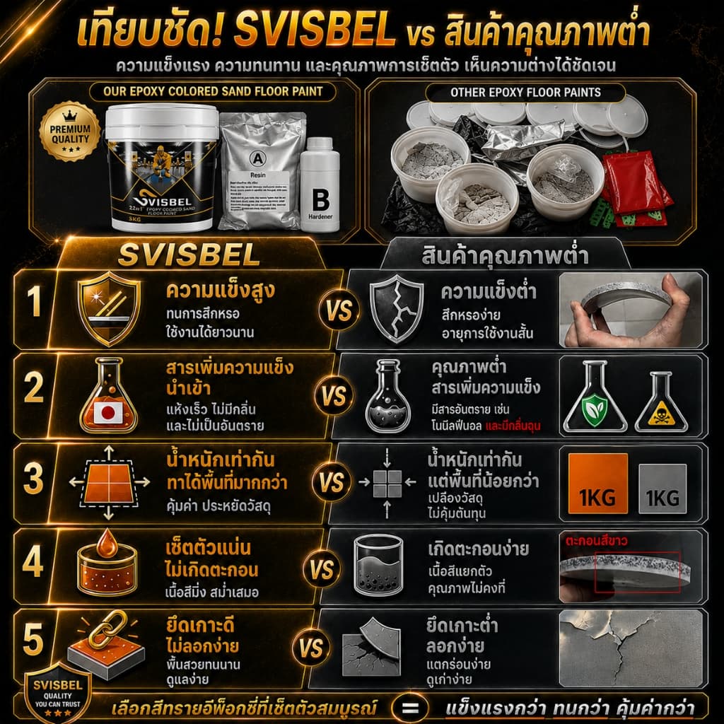 5KG สูตรใหม สีทาพื้นปูนทรายสีสัน สีทราย สีทาพื้น สีทาพื้นปูน สีทาบ้าน สีทาหินอ่อน รูปที่ 5