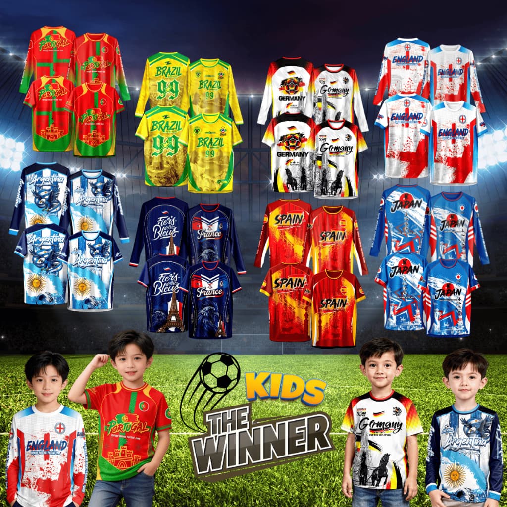 เสื้อบอลเด็ก ลาย ทีมชาติ 2026 เสื้อใส่เชียร์ รูปที่ 1