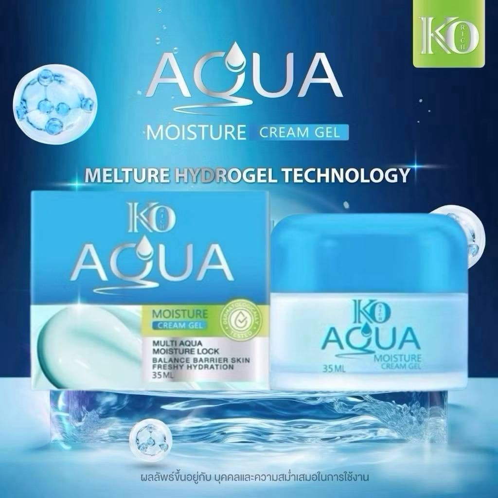 อควา มอยส์ กระปุกฟ้า เคโอริช Aqua Moisture Cream Gel รูปที่ 1