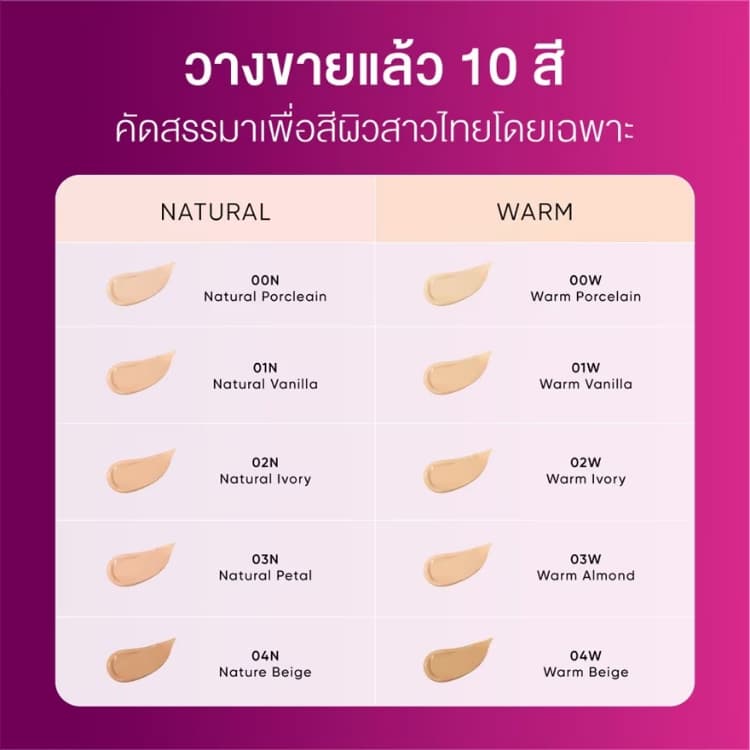 SKINTIFIC Cover Glow Perfect Cushion 5g คุชชั่นโกลว์ สคินทิฟฟิค รูปที่ 2