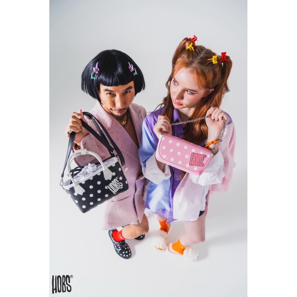 Hobs® กระเป๋าสะพายข้าง | Pride'n Proud 2026 | Honey Tiny | Babe | Micro bag keychain รูปที่ 9