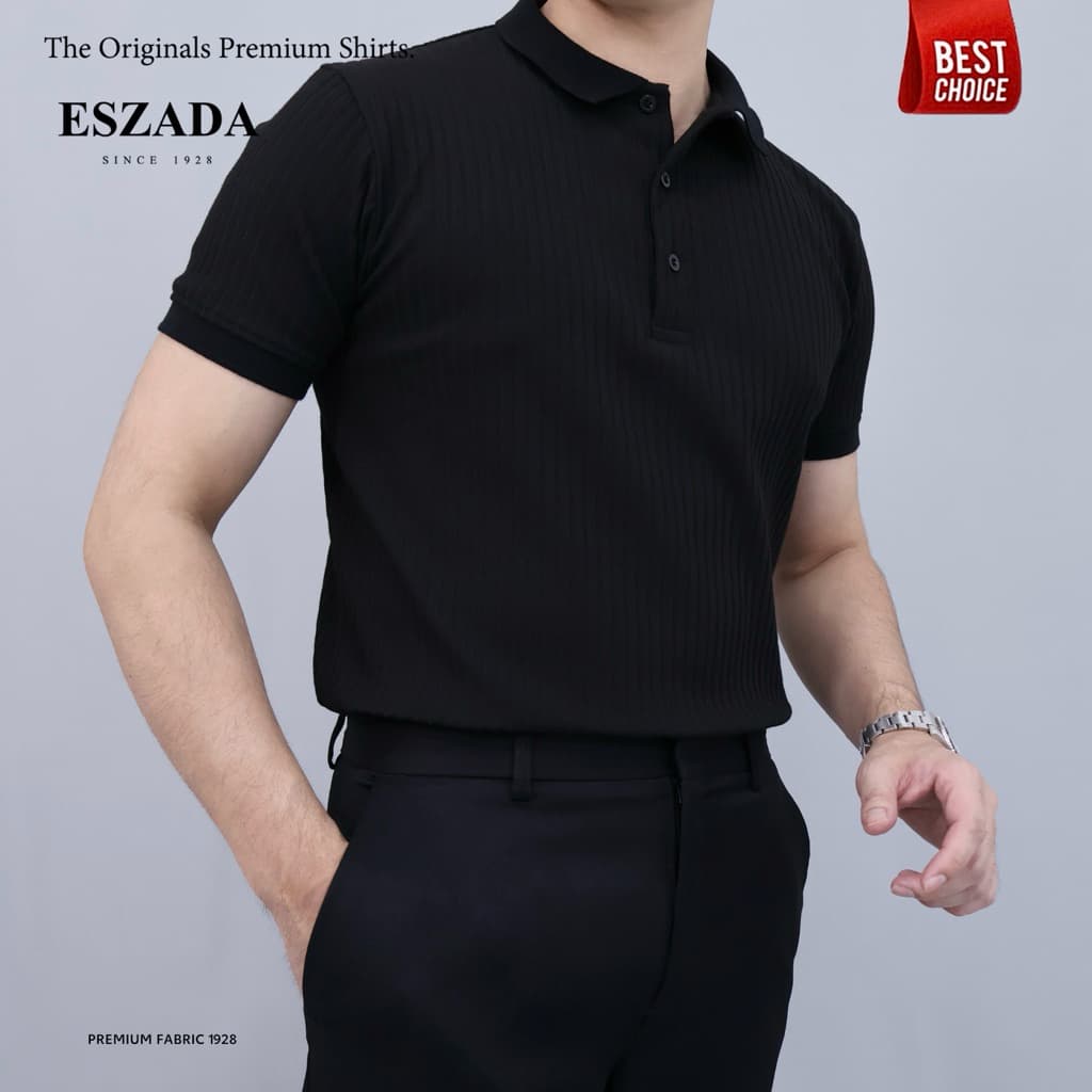 เสื้อโปโลผ้าเกาหลีพิเศษ Premium Polo Best quality of ESZADA รูปที่ 1