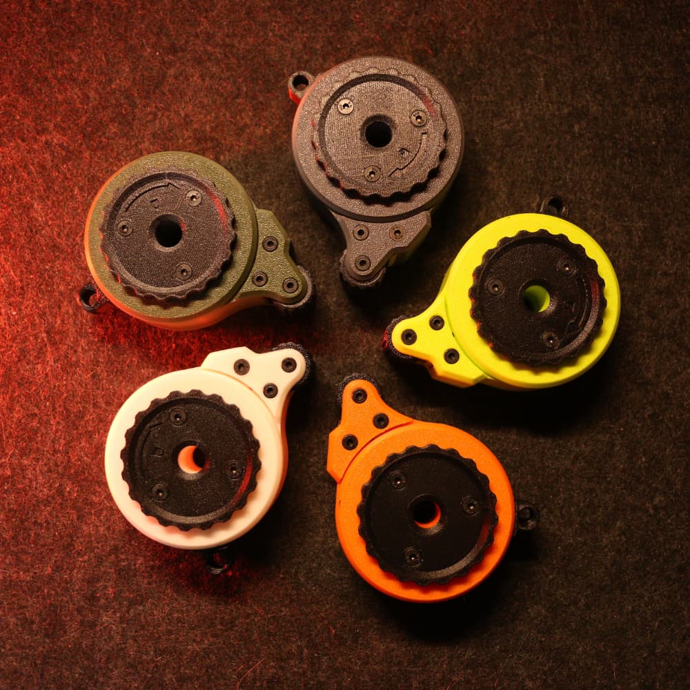 เครื่องจ่ายเทปปะเป้าพกพา Universal แท่นดึงเทปซ่อมเป้าสนาม IPSC / IDPA แถมฟรี! เทปวงกลม 500 ชิ้น รูปที่ 2