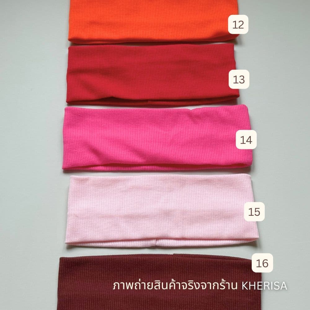 ผ้าคาดผม ผ้าคาดผมโยคะ ผ้าไหมพรมสวย สวยปัง ใส่ออกกล้องรอดทุกลุค Thick Knit Headband by KHERISA รูปที่ 5