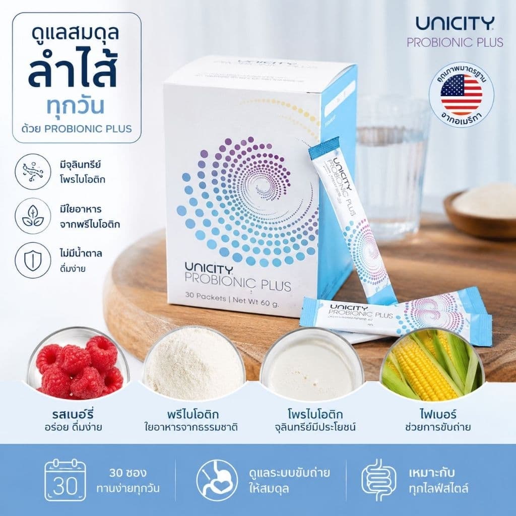 probionic plus unicity นำเข้ามีจุลินทรีย์11สายพันธ์แท้ รูปที่ 1