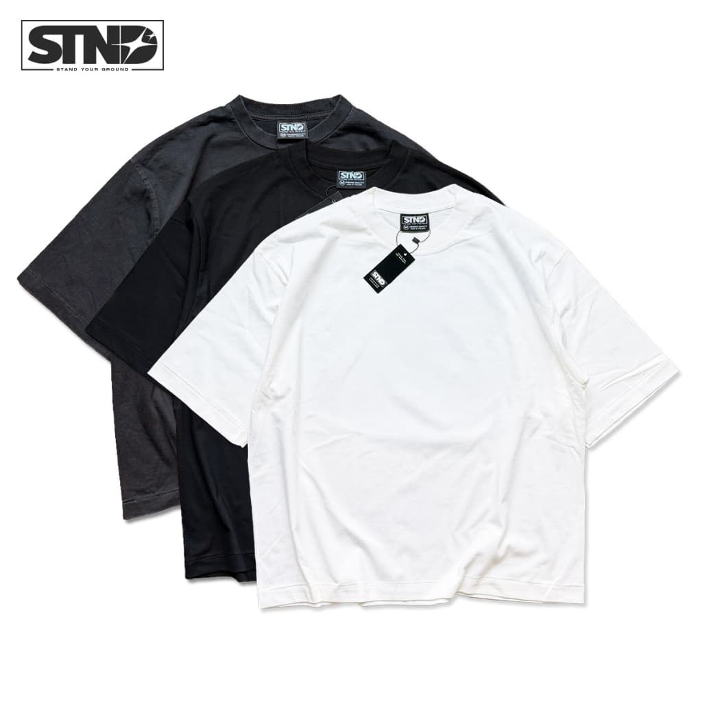 STND00 Boxy T-Shirt “Basic” เสื้อยืดครอปวินเทจ รูปที่ 1