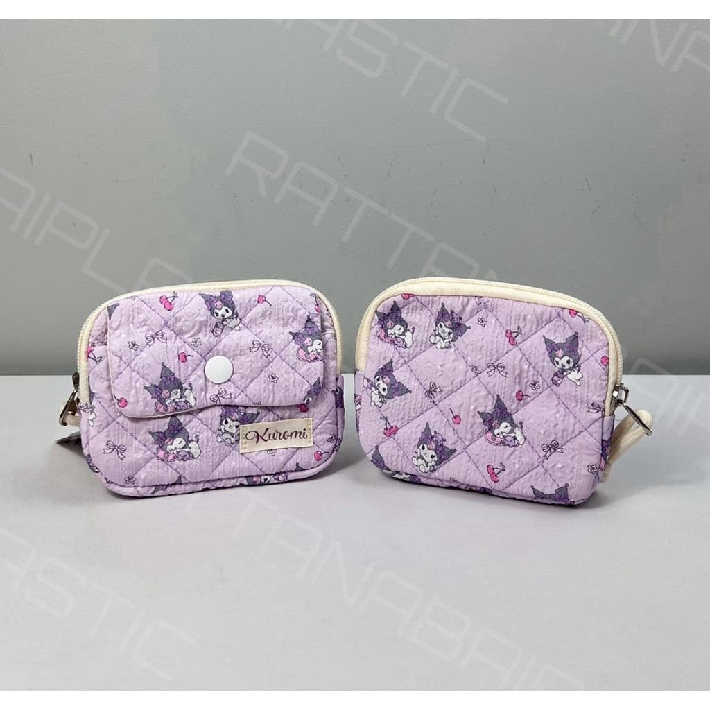 Moshi Moshi กระเป๋าเศษสตางค์ ใส่บัตรได้ กระเป๋าใส่เหรียญ ลายKuromi ลิขสิทธิ์แท้ รูปที่ 7