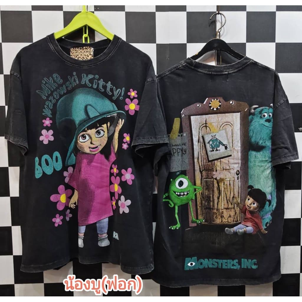 #Thamika Shop ตะกร้า 2 ลายใหม่ล่าสุด #เสื้อยืด Oversize ป้ายต่างๆร้าน Club cotton Bkk. รูปที่ 9