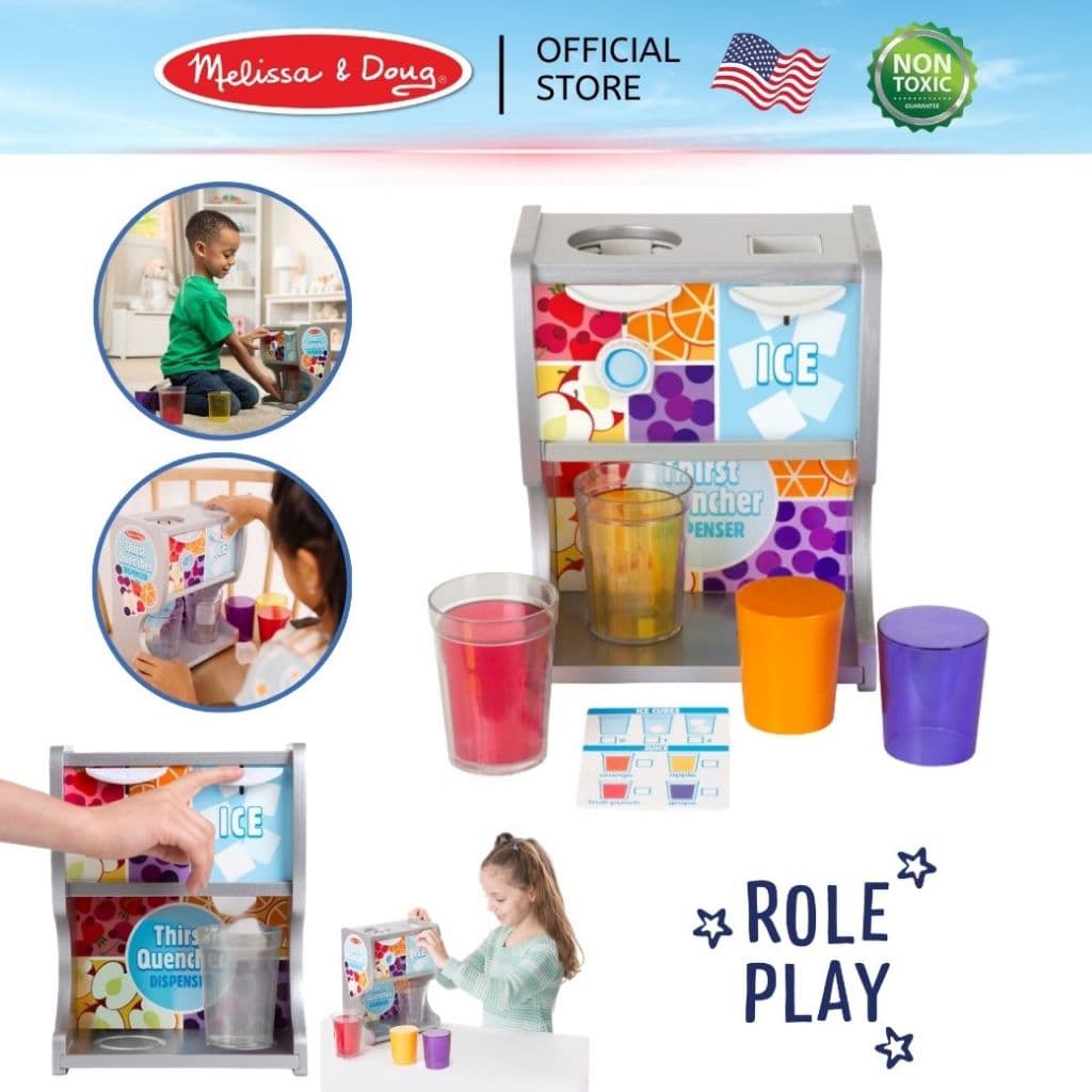 ชุดร้านเครื่องดื่ม กดน้ำผลไม้พร้อมน้ำแข็ง Thirst Quencher Dispenser Melissa & Doug ของเล่นเด็ก 9300 รูปที่ 1