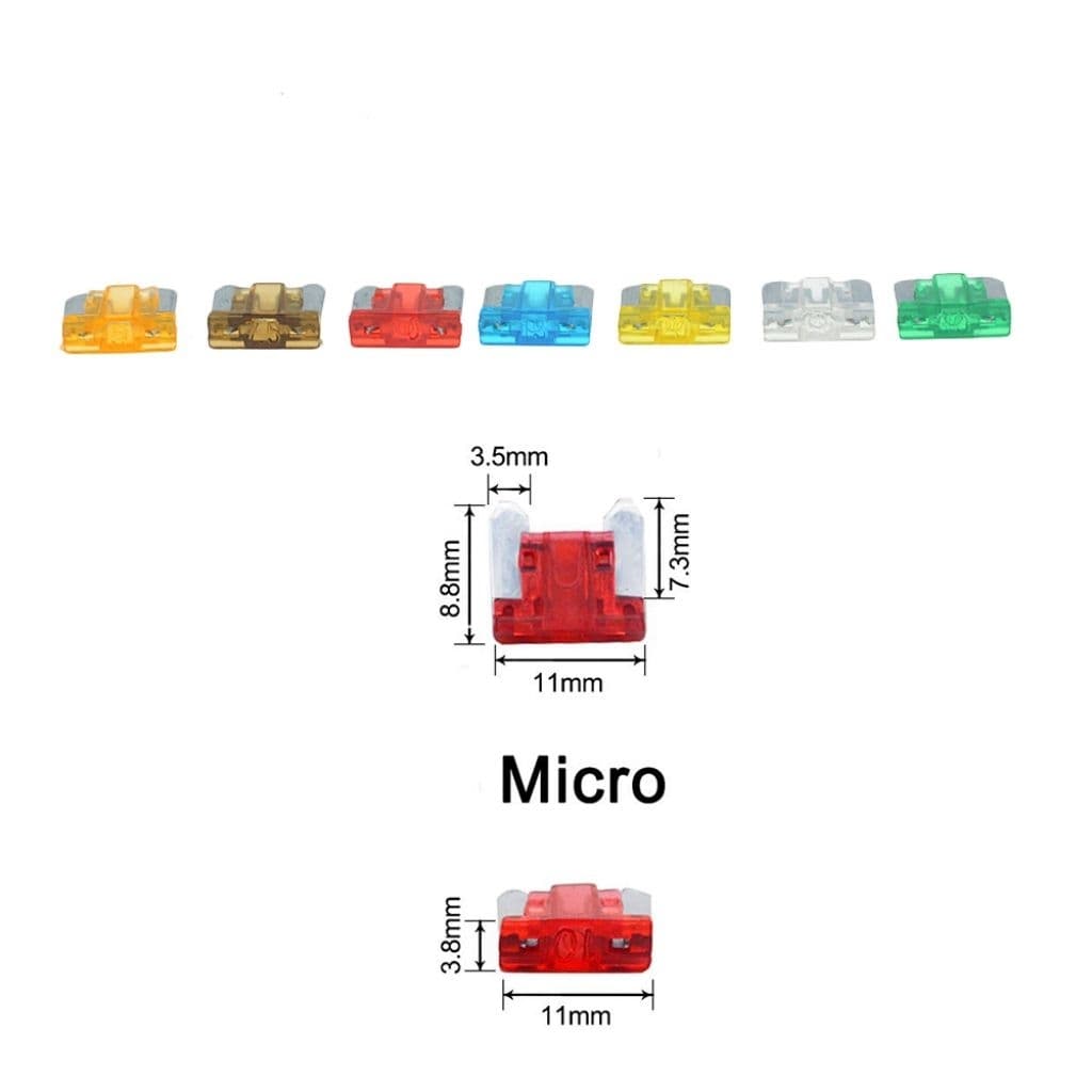 Micro fuse ไมโครฟิวส์ ฟิวส์สำรองสำหรับรุ่นที่รองรับ รูปที่ 3