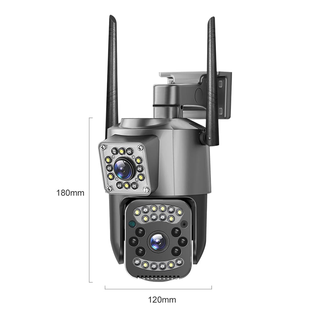 V380 PRO 10MP กล้องวงจรปิด ภายนอก 2 เลนส์ รุ่น 4G หรือ WIFI กันน้ำIP66 เสียง 2 ทาง ภายนอก บ้าน/ร้านค้า/โกดัง/สำนักงาน รูปที่ 9