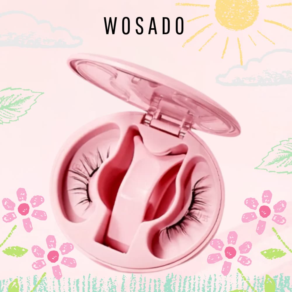 ส่งด่วน ถึงไวที่สุด WOSADO ZOO สีชมพู Pink All in one Cuddly Bunny ขนตาปลอมแม่เหล็ก รูปที่ 3