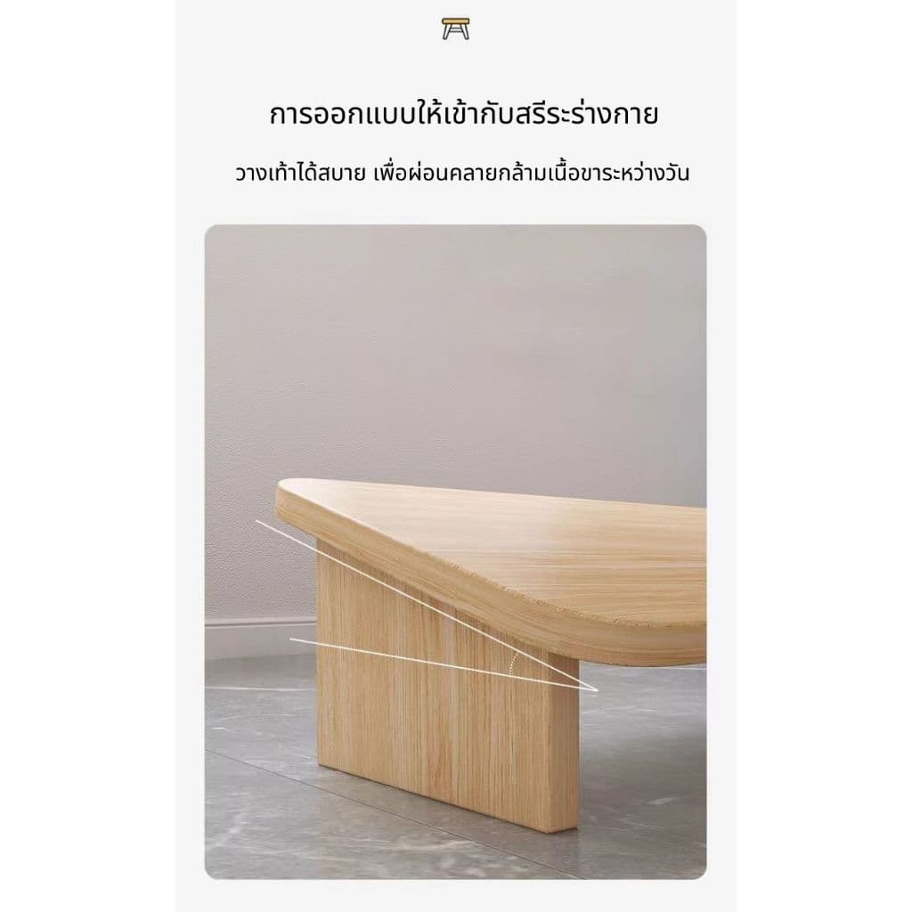 ที่วางเท้า เก้าอี้วางเท้า เก้าอี้พักขา นั่งทำงานสบาย ลดอาการปวดขา ที่วางเท้าใต้โต๊ะ สตูลวางเท้า รูปที่ 7