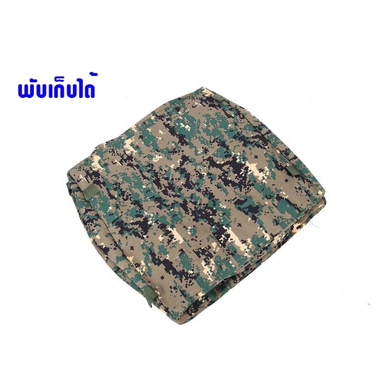 กล่องเป้าผ้าลายทหาร ลายพราง แถมผ้าซับแรง ขนาด 40*40*40 ซม. แถมเป้าซิลิโคน รหัส HT-515 รูปที่ 5