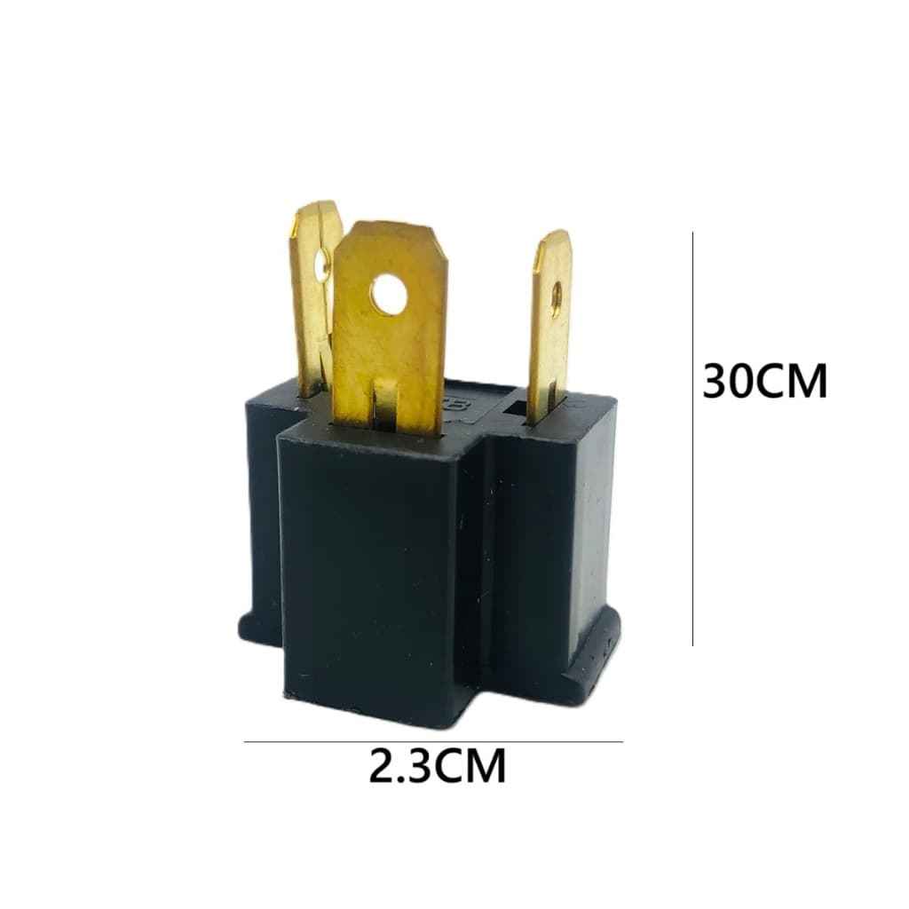 CAR/MOTOขั้วเสียบ3ขา Hua H4 มอเตอร์ไซค์ รถยนต์ 1pc รูปที่ 2