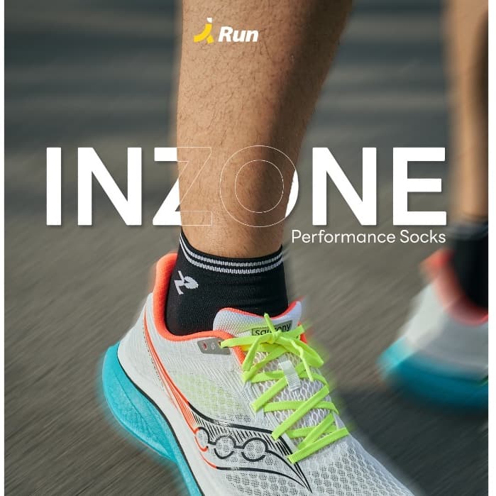 INZONE Sock Light Flow ถุงเท้าวิ่ง เบาสบาย แห้งเร็ว ลดเท้าพอง รูปที่ 5