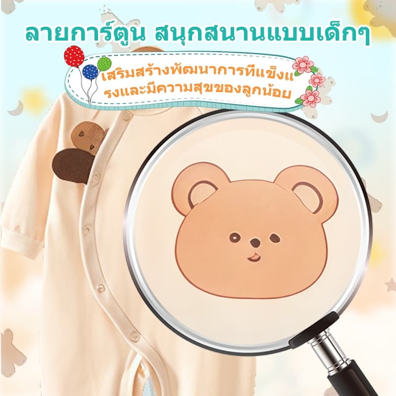 24ชิ้น กล่องของขวัญทารกแรกเกิด ชุดเสื้อผ้าเด็กอ่อนครบชุด ผ้าฝ้าย100% สินค้า รูปที่ 3