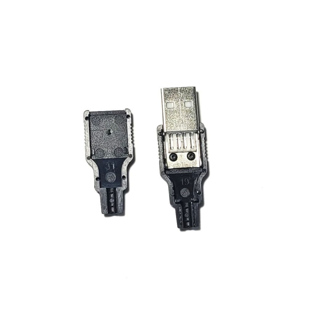 หัว USB Type A พร้อมฝาครอบ สำหรับงาน DIY มีให้เลือกแบบตัวผู้และตัวเมีย รูปที่ 3