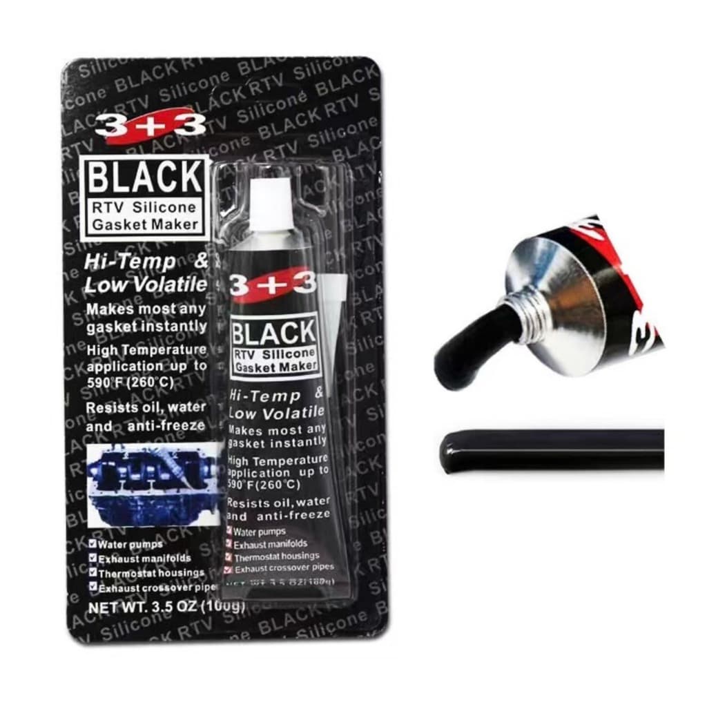 กาวทาปะเก็น แดง/น้ำเงิน/เทา/ดำ ซิลิโคน RTV HI-TEMP SILICONE ขนาด 100 กรัม ทนความร้อน 260 องศา ใช้งานได้ดี กาวปะเก็น รูปที่ 3
