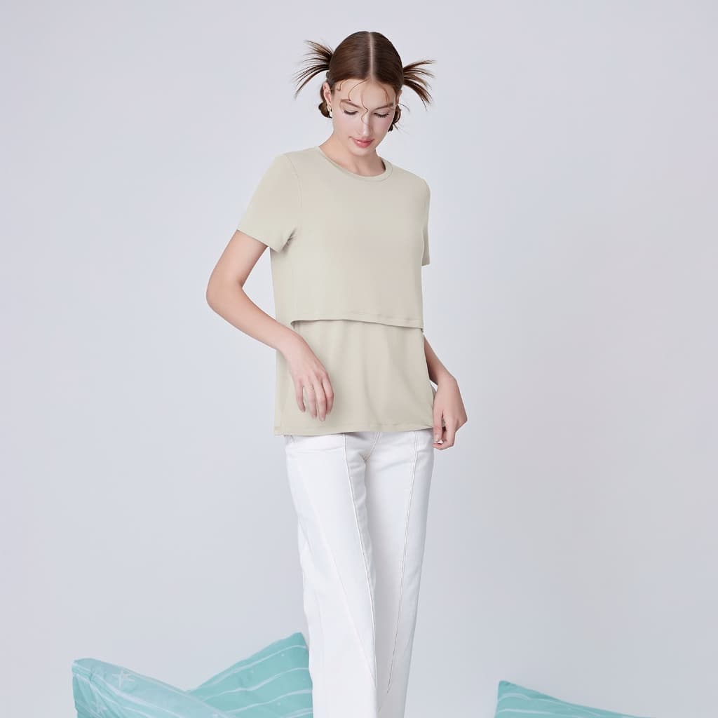 Nitan เสื้อให้นม Mabel Maternity and Nursing Top รูปที่ 7