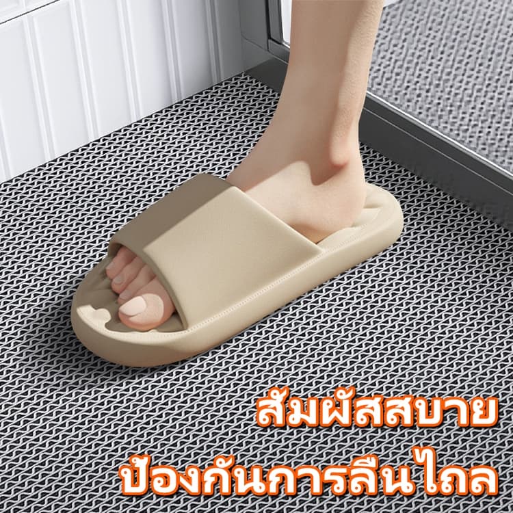 แผ่นกันลื่นในห้องน้ำ PVC ไม่ลื่นล้ม! 100x90cm 200x90cm หนา3.5mm/5.5mm ผ้ายางกันลื่น ห้องน้ำลื่น ทำความสะอาดง่าย แผ่นรองก รูปที่ 5