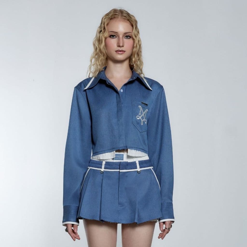 Merge Official - Zena Crop Shirt รูปที่ 5