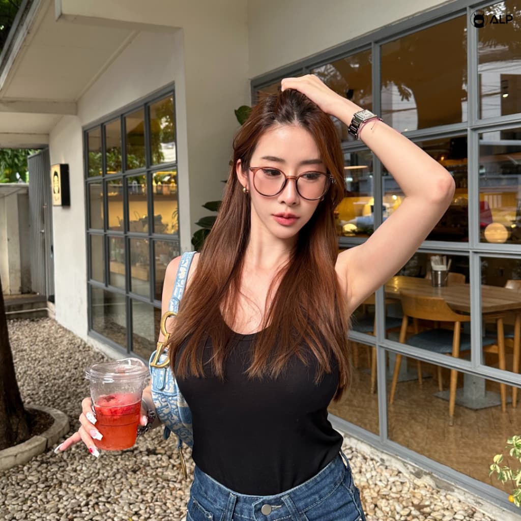 ALP Blue Block Glasses แว่นตากรองแสงสีฟ้า ทรงหยดน้ำ เลนส์เปลี่ยนสี กันUV เลนส์ออโต้ รุ่น ALP-SN0098 รูปที่ 3