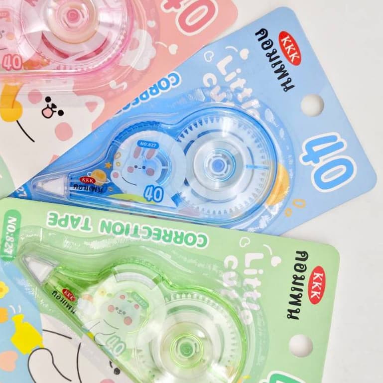 แพ็ค 12 ชิ้นสุ่มลาย KKK-KTS-SuperDเทปลบปากกา ลิควิดเทป ลายน่ารัก น่าใช้ ใช้ง่าย สะดวกสบาย ลื่นดี ไม่ติดขัด คละแบบ รูปที่ 8
