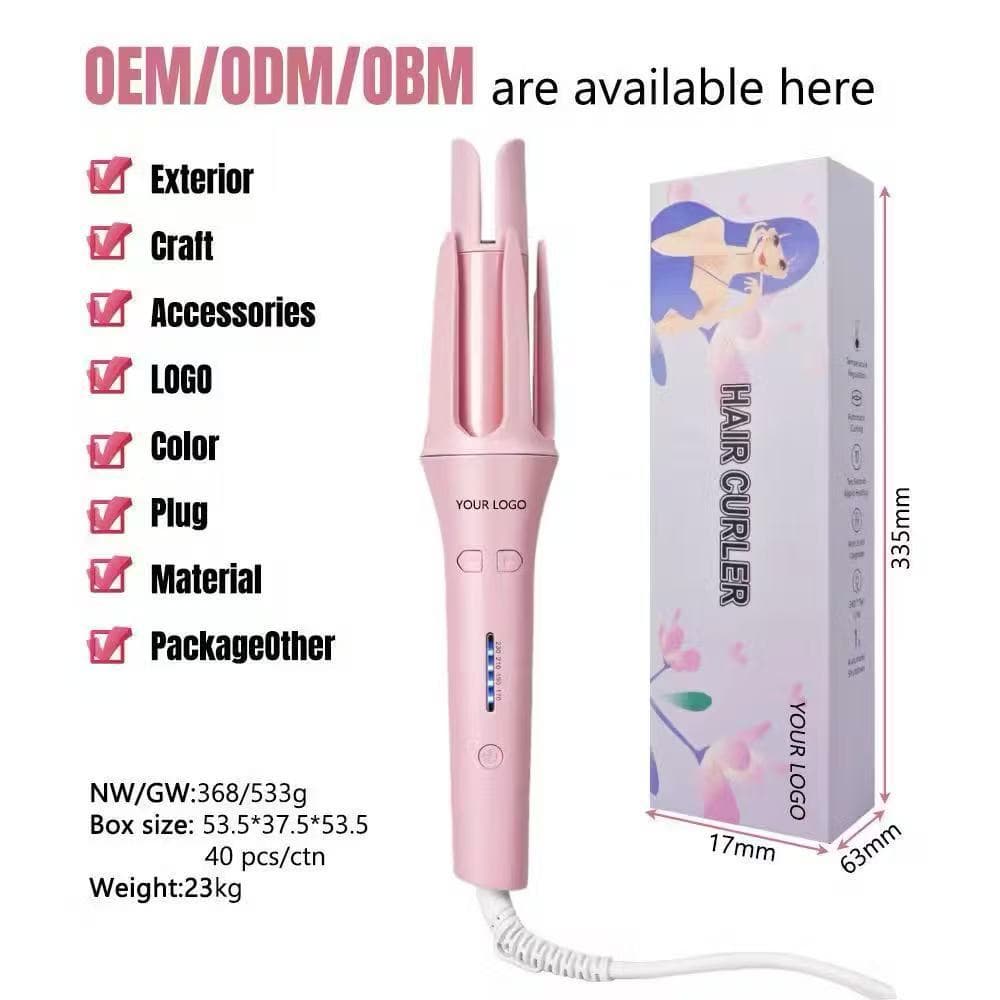 ม้วนผมอัตโนมัติ เครื่องม้วนผม32mm / 28mm ที่ม้วนผมลอน 32mm ความร้อนผมอย่างรวดเร็ว เครื่องม้วนผมอัตโนมัติ รูปที่ 5