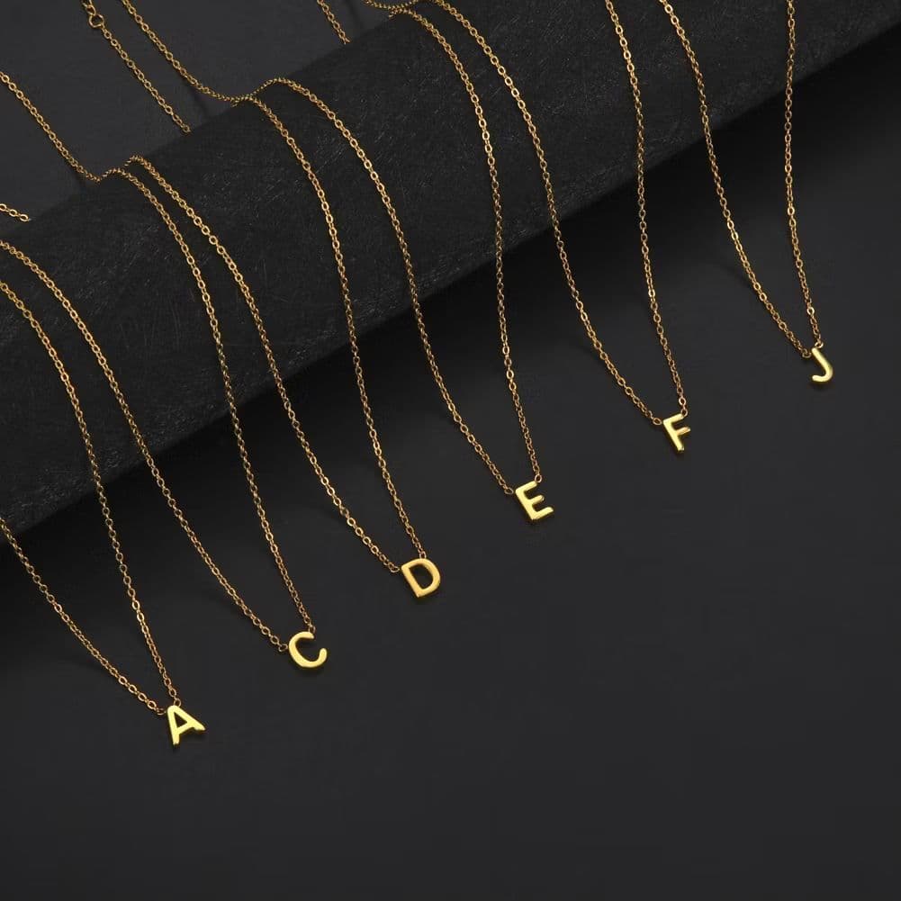 Madame luxury - สร้อยคอแฟชั่น สร้อยคอตัวอักษร A-Z เครื่องประดับแฟชั่น สร้อยคอเกาหลีเกาใจ รูปที่ 6