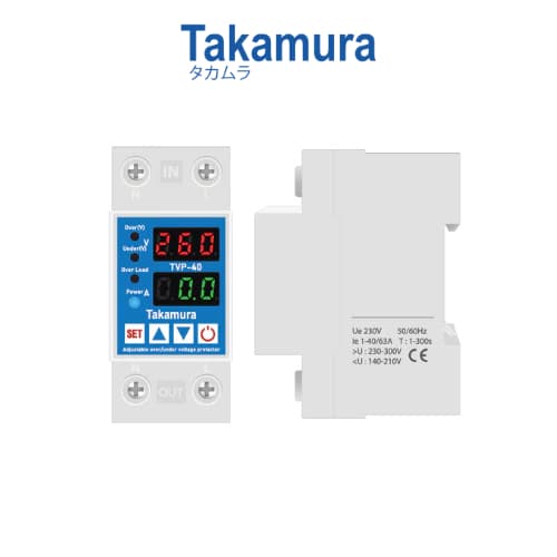 Takamura VA-PROTECTOR อุปกรณ์ป้องกันแรงดันไฟตก-เกิน และกระแสไฟเกิน รูปที่ 1