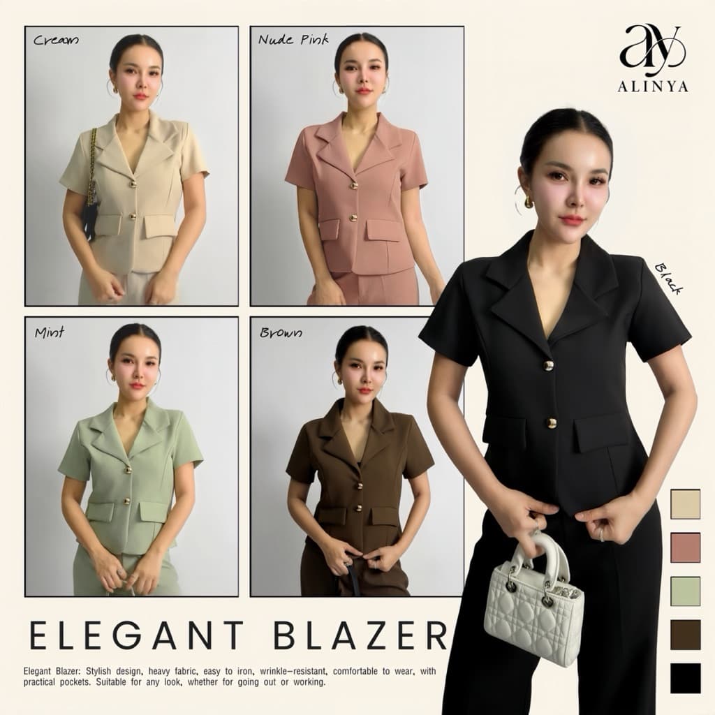 B005 /  Elegant  Blazer (เฉพาะเสื้อ เอลิแกนซ์เบลเซอร์)