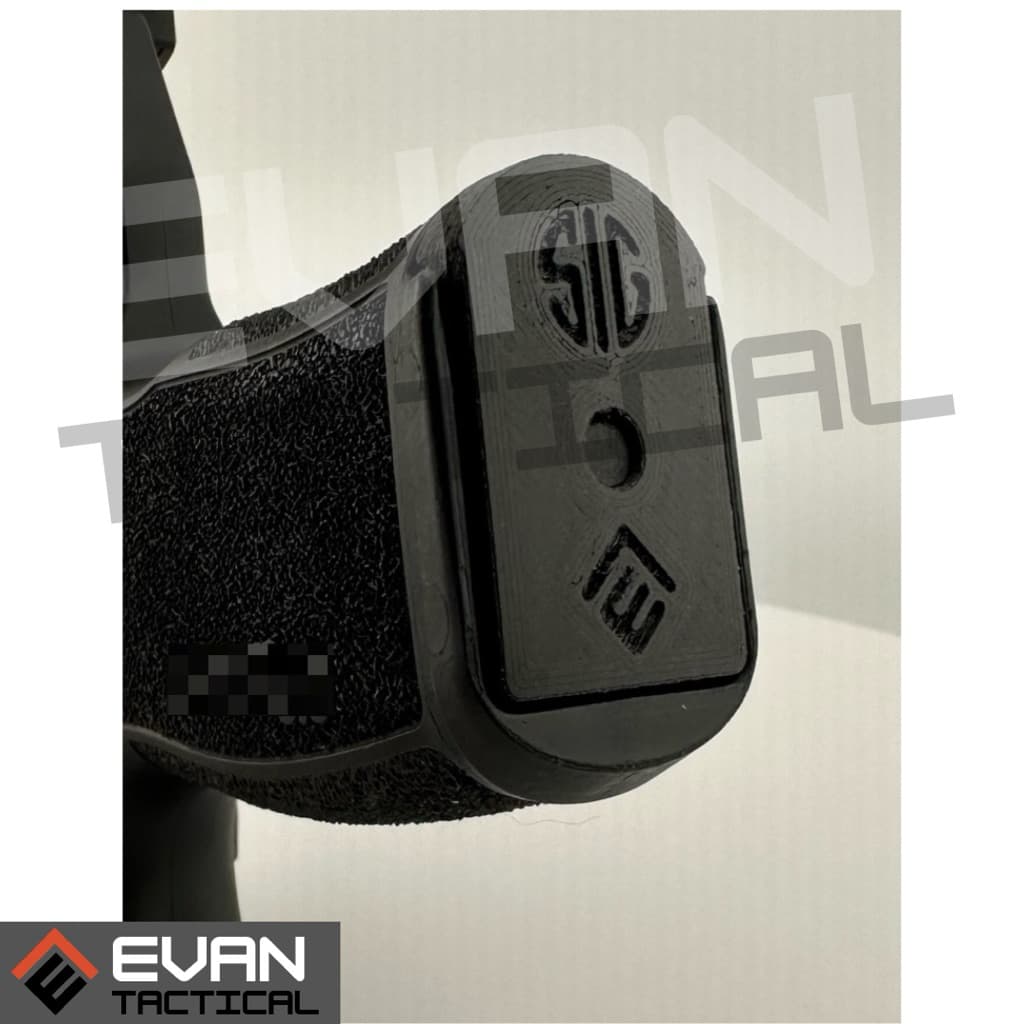 Evantactical P365 XL Base Plate – ส้นเรียบ P365 XL เปลี่ยนใส่กับ 12 เดิม) — ไม่เพิ่มความจุ รูปที่ 5