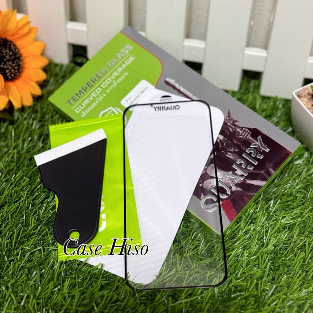 ฟิล์มกระจกนิรภัยจอโค้ง Quarry สำหรับ Infinix Hot 50 pro plus / Hot 60 pro plus รูปที่ 6