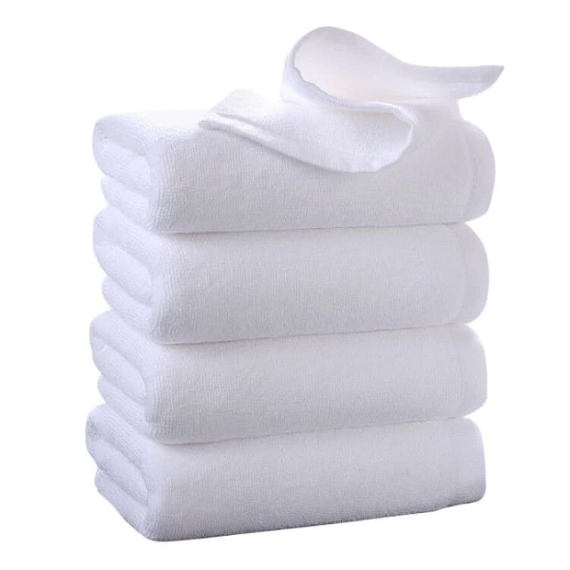 Cotton 100% ผ้าเช็ดตัว เกรดโรงแรม ผ้าขนหนู ขนาดใหญ่พิเศษ ขนาด 70*140 ขนาดใหญ่พิเศษ วัสดุหนาและนุ่ม ราคาส่ง รูปที่ 9