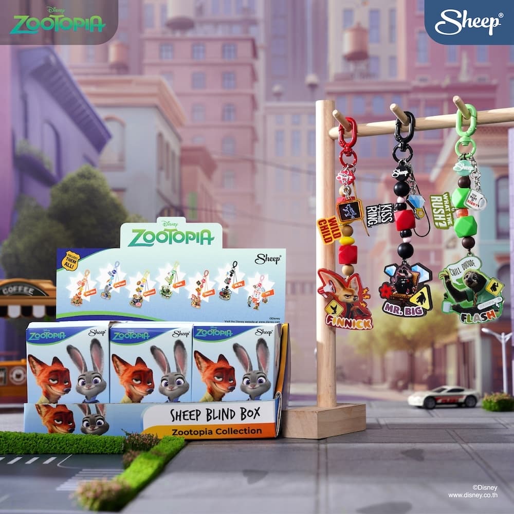 Sheep Blind Box Phone Charm Zootopia Collection สายคล้องมือถือ ซูโทเปีย Phone Charm ลิขสิทธิ์ รูปที่ 2