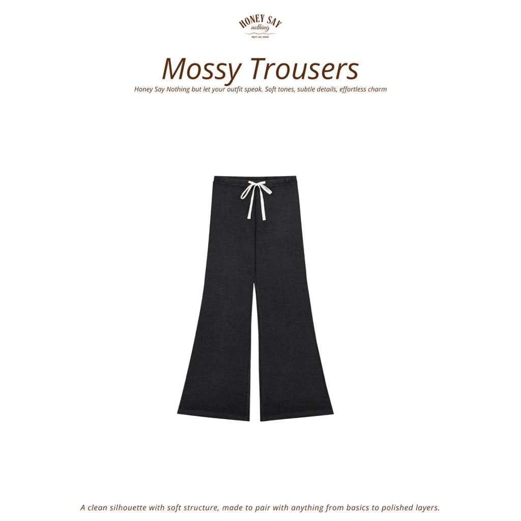 MALISTA - Mossy Trousers กางเกงขาม้า รูปที่ 5