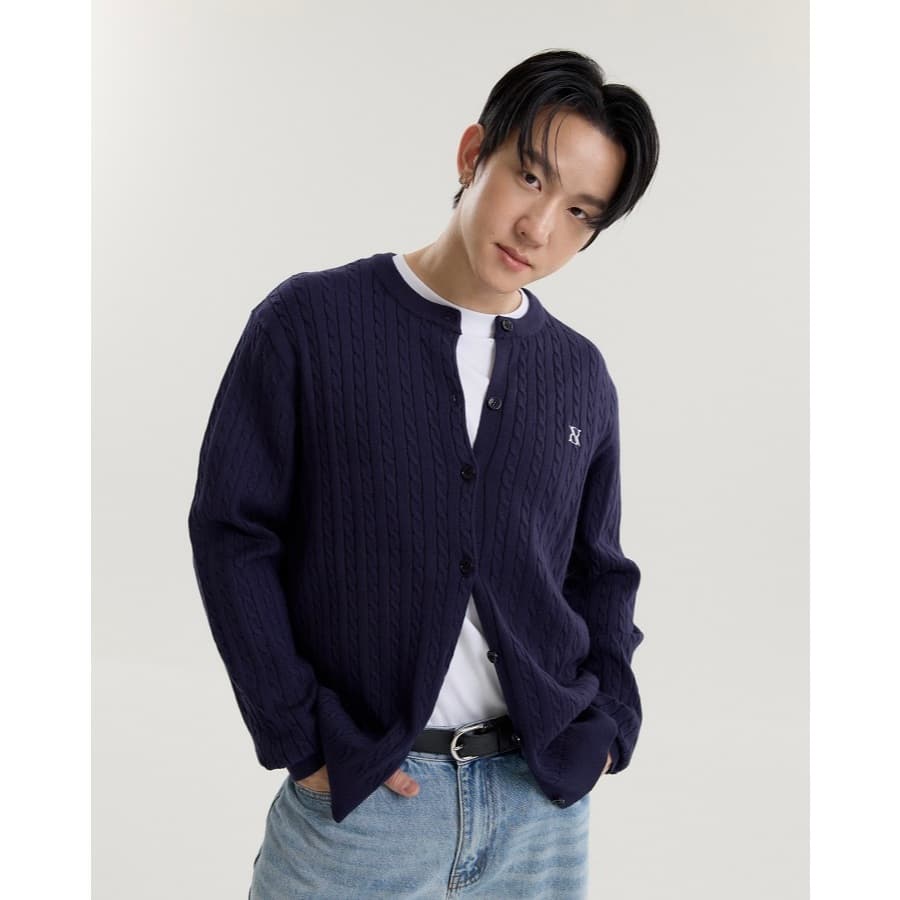 REEVE TWIST CARDIGAN - เสื้อคาร์ดิแกนถัก ผ้าKnit รูปที่ 3