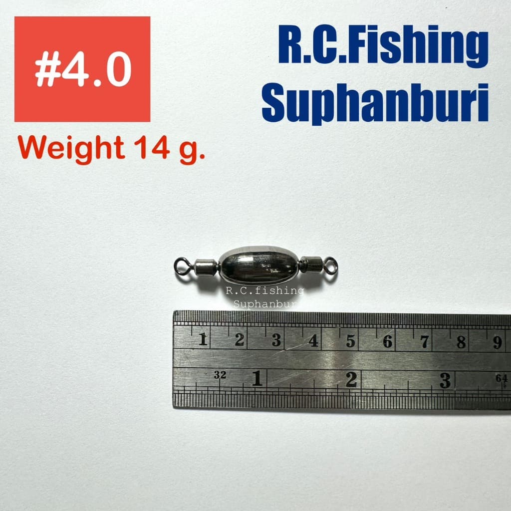 ทองเหลือง แคโลไรน่า Carolina rig Brass Egg Swivel Sinker รูปที่ 7