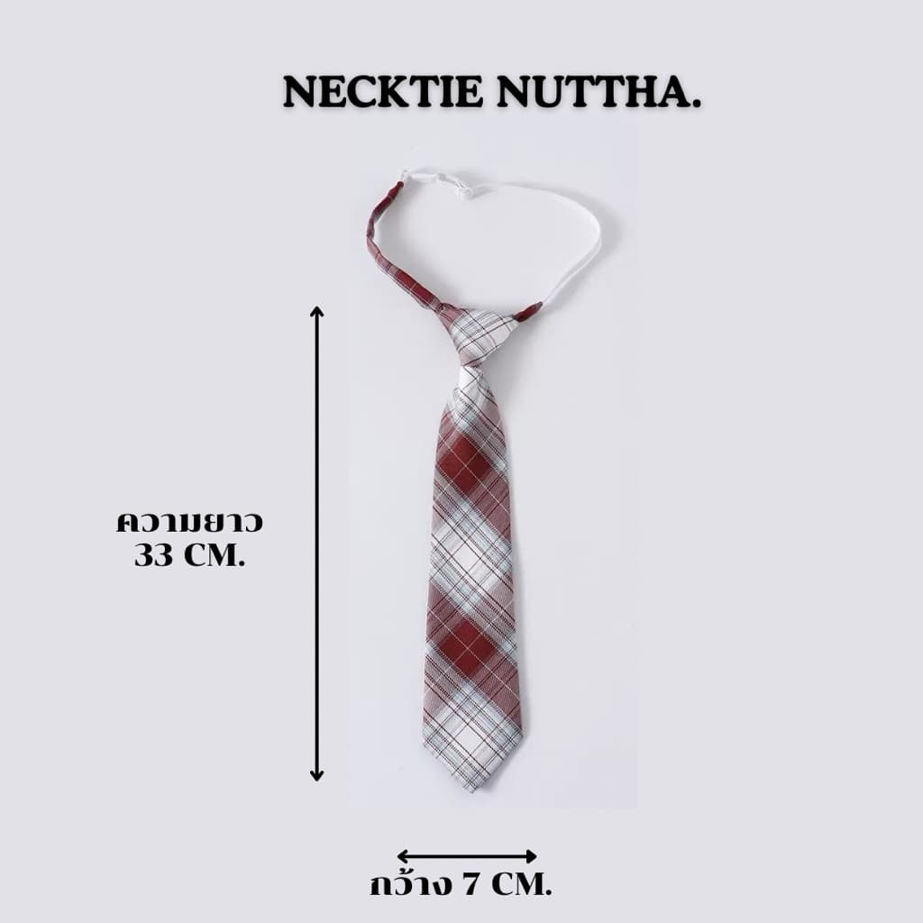 | เนคไทสำเร็จรูปลายสก็อต/เนคไทลายทาง necktie ขอใบกำกับภาษี รูปที่ 4