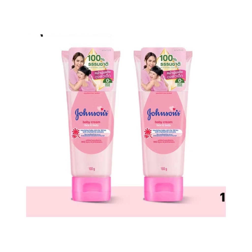 1แถม1!!Johnson's จอห์นสัน เบบี้ครีม ครีมบำรุงผิวกายและใบหน้า ขนาด 100 กรัม แพ็ค2หลอด รูปที่ 6