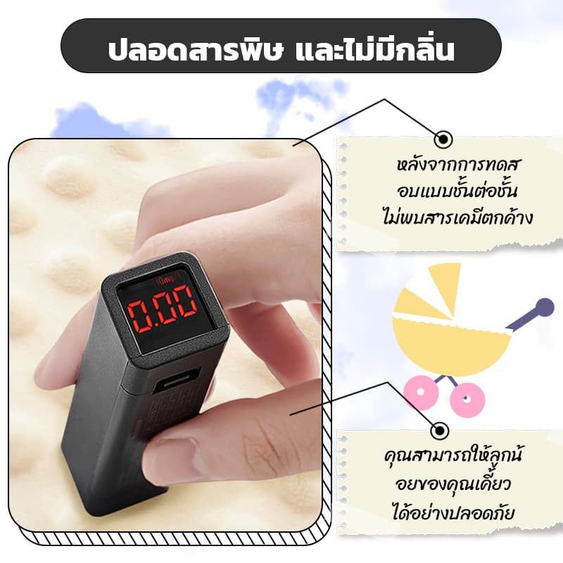 ที่นอนพกพา เบาะรองเปล 100*60/90*50 ซม ที่นอนเด็ก เด็ก เด็กแรกเกิดสามารถใช้ได้ ซักทําความสะอาดได้ รูปที่ 6