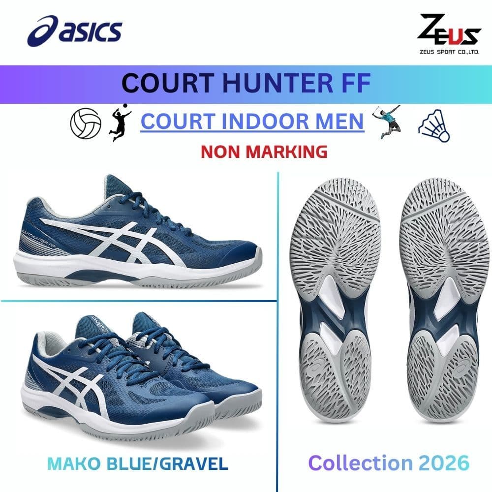 ASICS รองเท้ากีฬา แบดมินตัน วอลเลย์บอล ค่ะ Non Marking สามารถเข้าได้ทุกสนาม รูปที่ 4