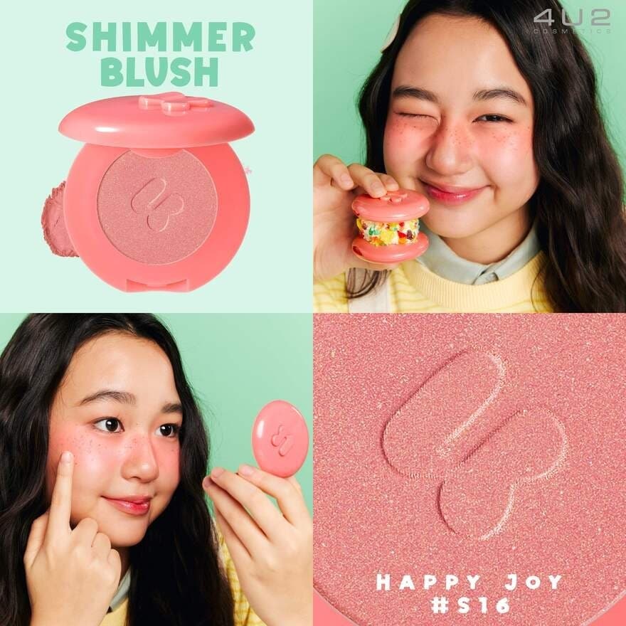 4U2 BLUSH ON SHIMMER 3.1g. 13-18 รูปที่ 4