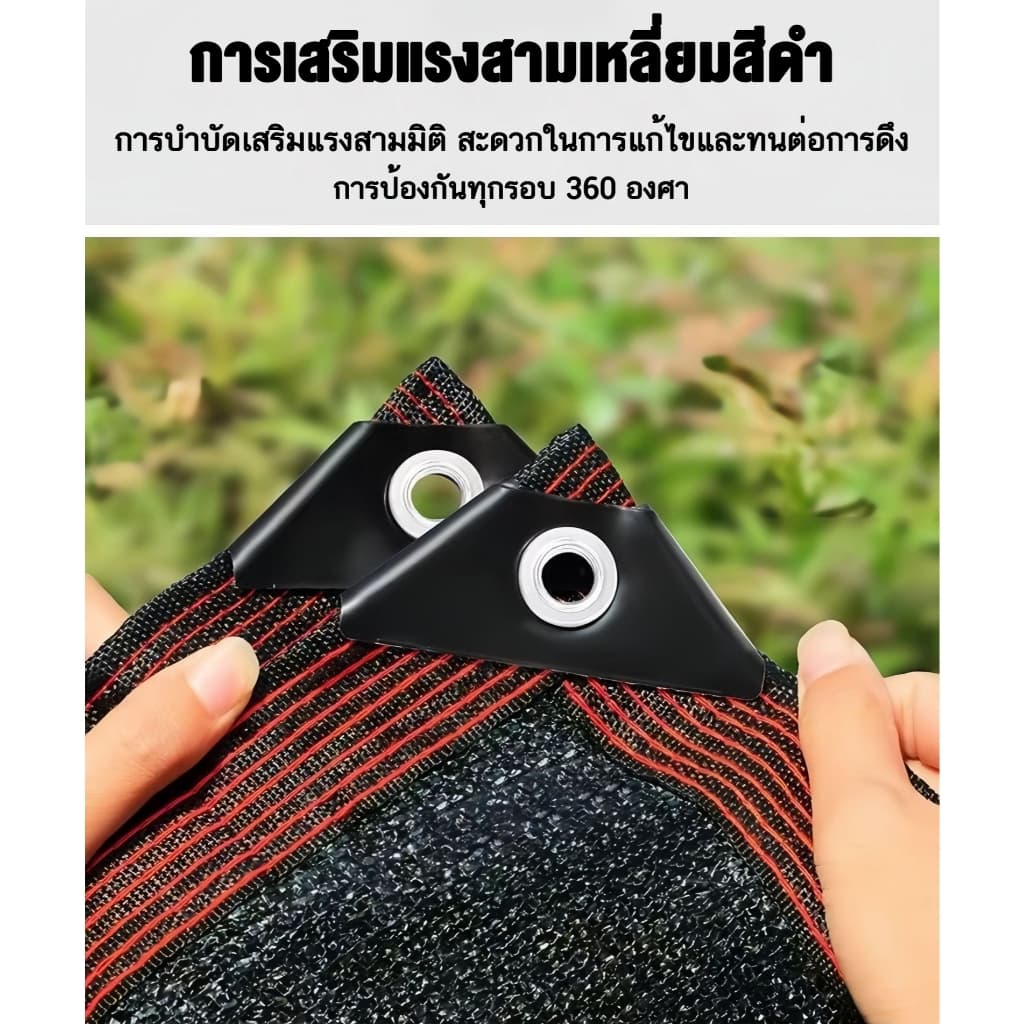 ตาข่ายบังแดด 99% สแลนกันแดด PE การทำให้ข้น ฉนวนกันความร้อน ผ้ากรองแสง เต็นท์รถ รูปที่ 4