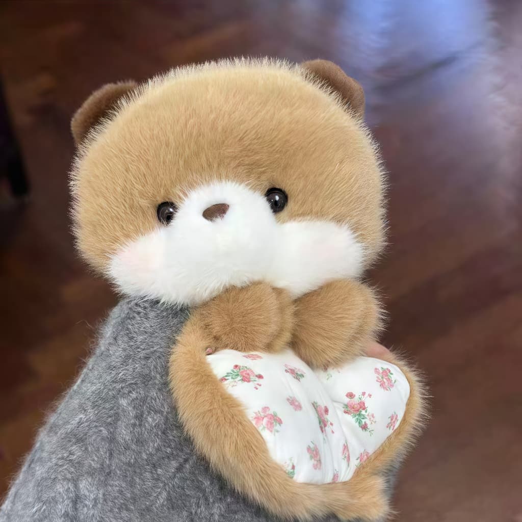Bean Bag Soothing Plush Toy เพนกวิน/เป็ดเหลือง/นาก นุ่มผิวสบายสัมผัส ตุ๊กตาสัตว์ความเครียดบรรเทา รูปที่ 4